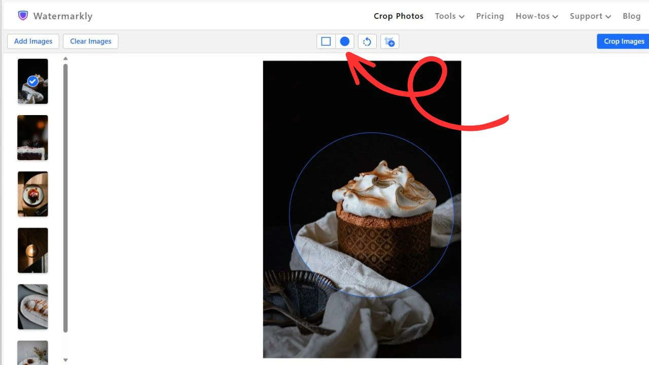 how to crop a picture into a circle