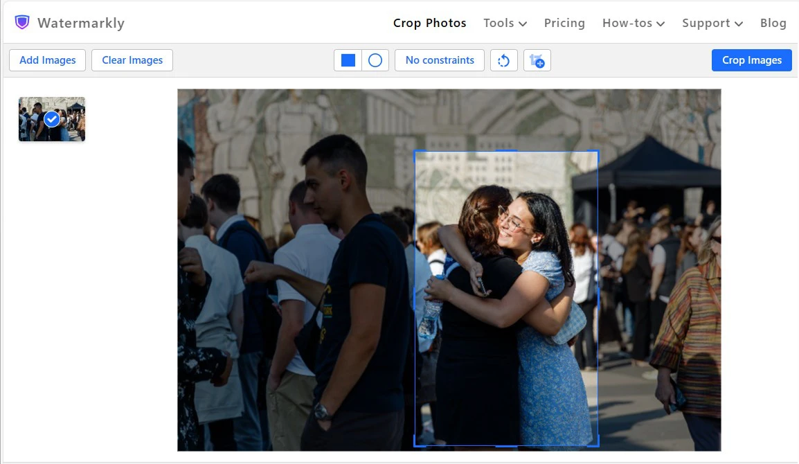 how to crop a picture