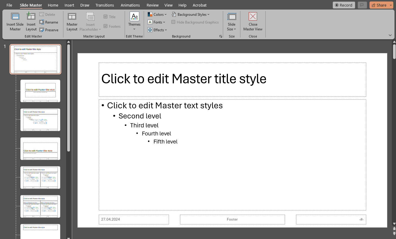insert watermark in powerpoint