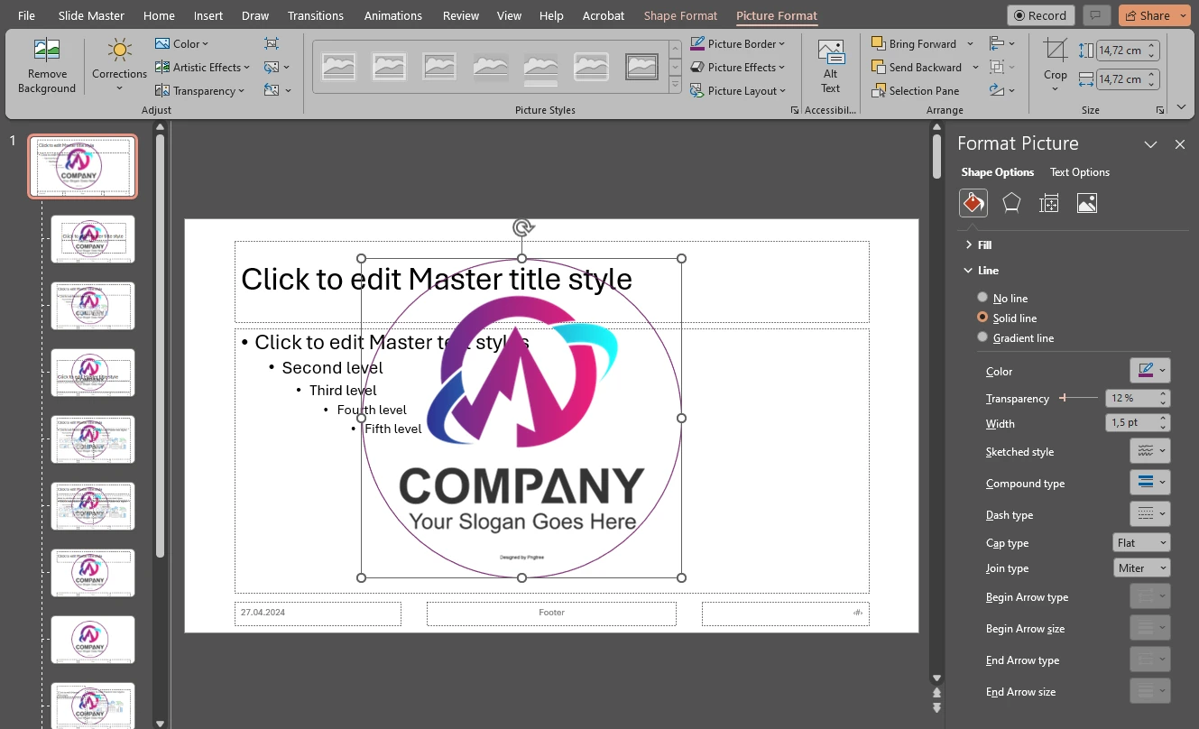 watermark powerpoint