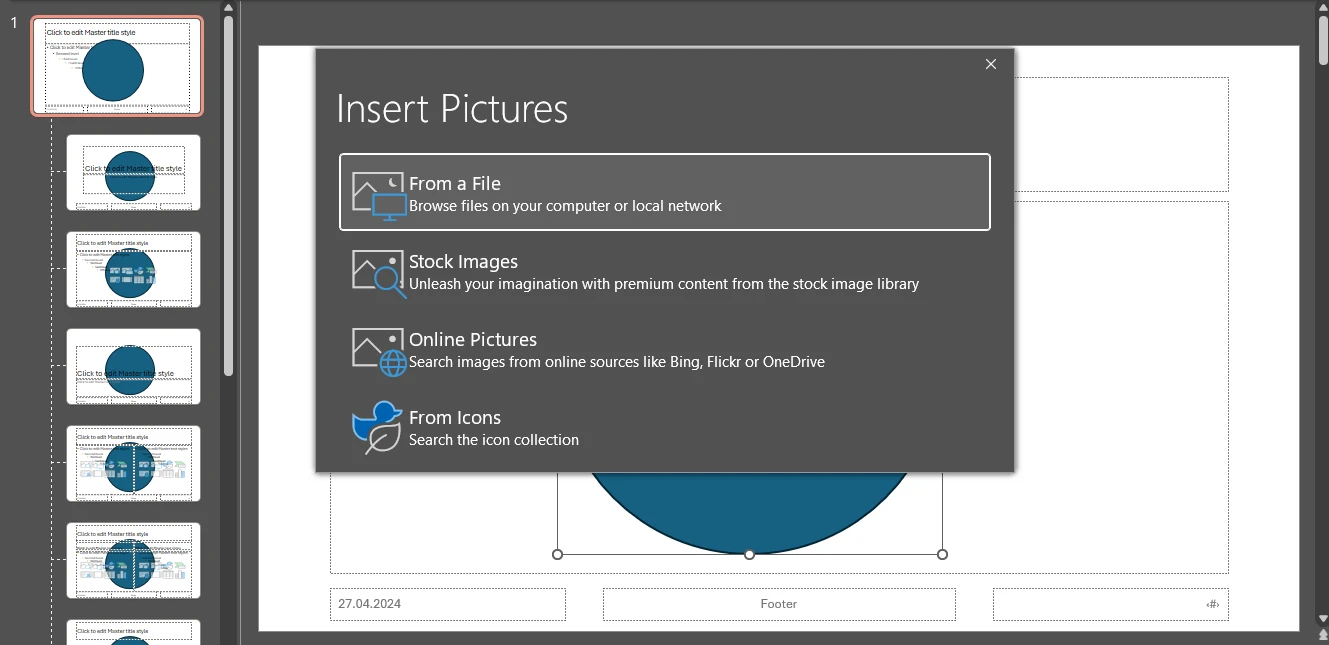 watermark in powerpoint
