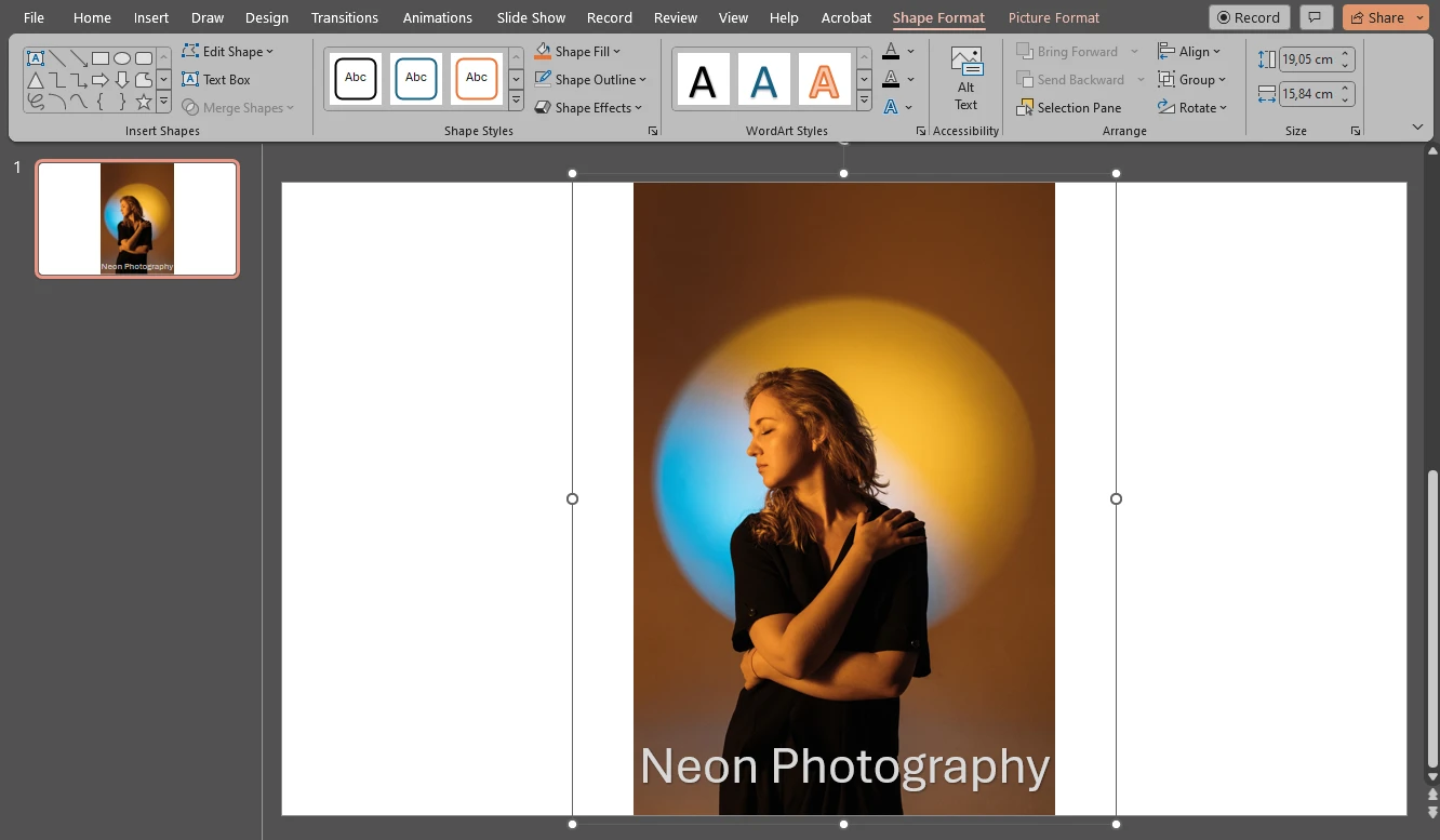 insert watermark in powerpoint