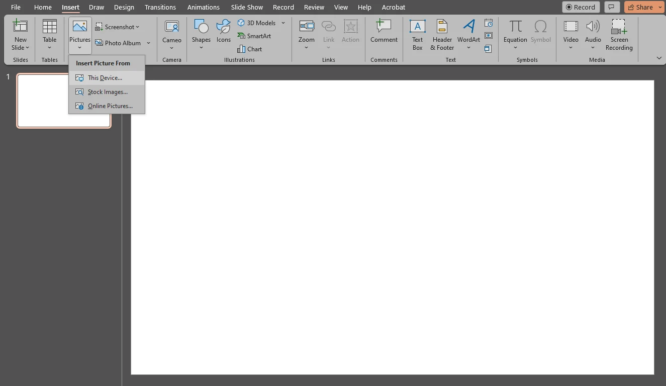 insert watermark in powerpoint