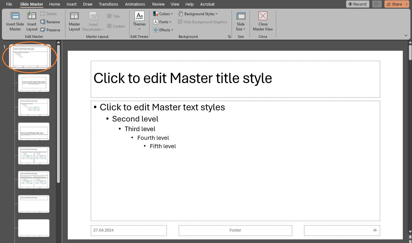 watermark powerpoint
