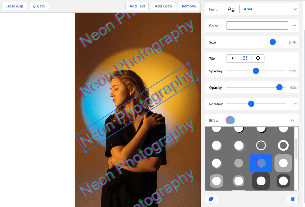 watermark in powerpoint
